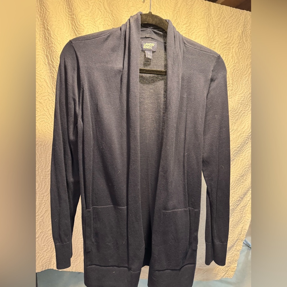 Lands’ End open front lightweight cardigan